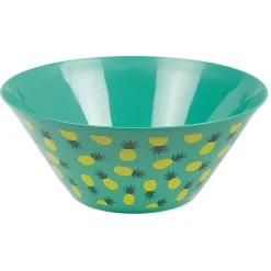 Best Gifi Saladier bleu motif Ananas Summer smile