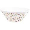 Sale Gifi Saladier en plastique décor pois multicolore