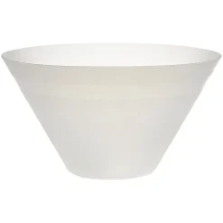 Best Gifi Saladier plastique blanc translucide Ø28xH10 cm