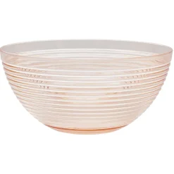 Sale Gifi Saladier plastique strié noir transparent Ø17xH8,5cm