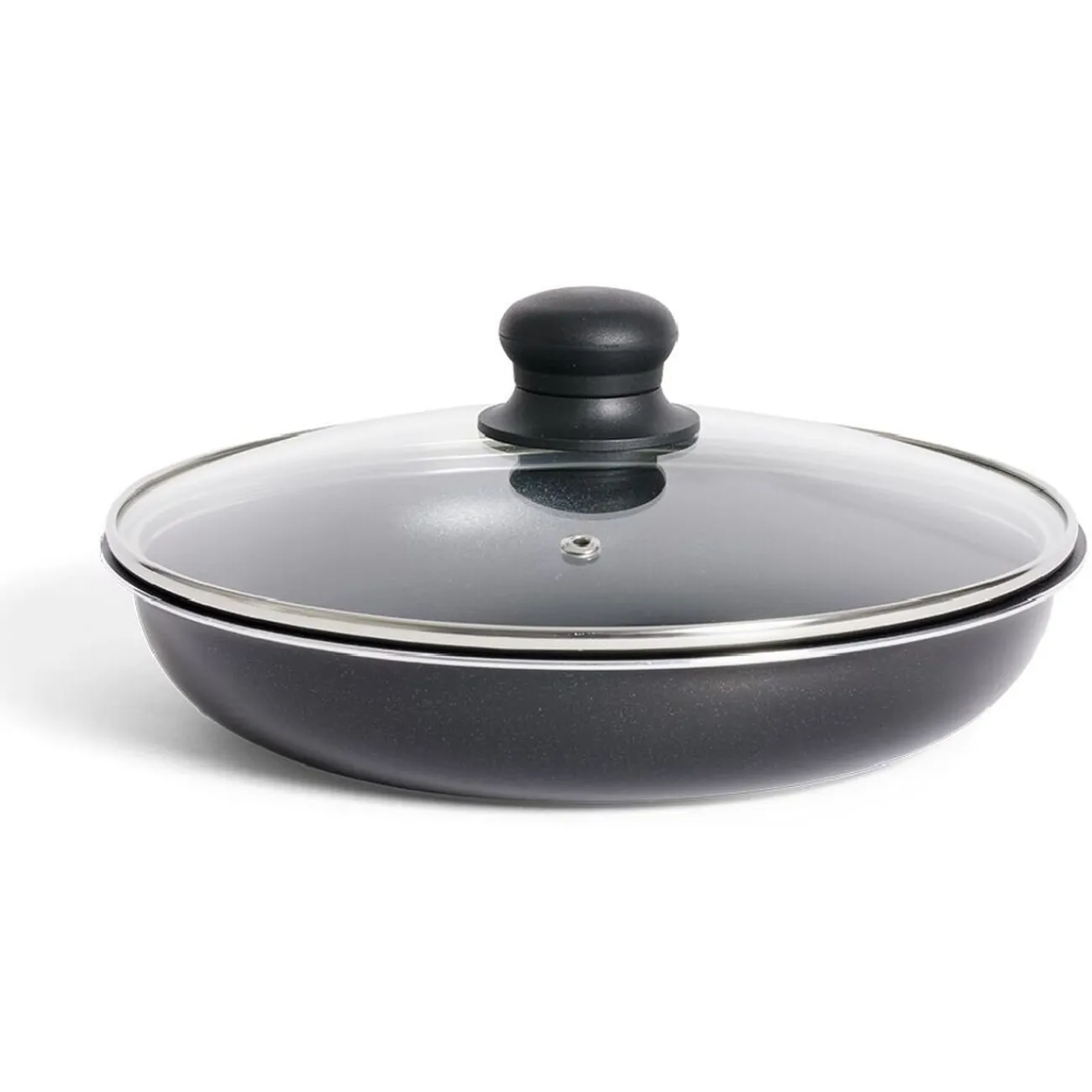 Clearance Gifi Sauteuse tous feux dont induction sans manche aluminium noir Ø25xH6,5cm