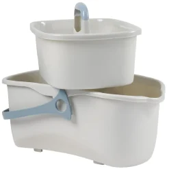 Gifi Nettoyage Et Entretien|Seau de ménage 11L avec panier gris et bleu