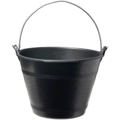 Gifi Nettoyage Et Entretien|Seau plastique noir 12L Ø35xH23cm