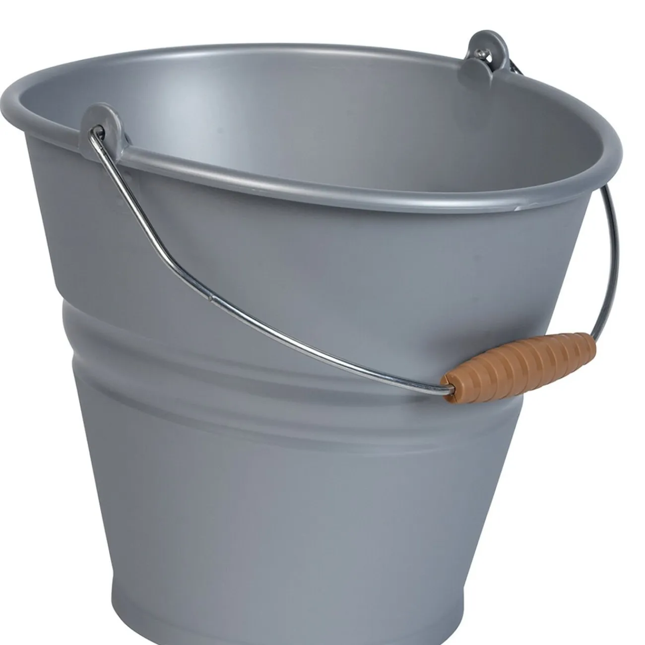 Gifi Nettoyage Et Entretien|Seau rond plastique gris avec anse 10L