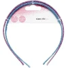 Gifi Beauté^Serre tête glitter prune&bleu polyester x2