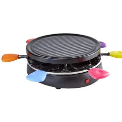 Best Gifi Service à raclette grill caquelon multicolore 6 personnes