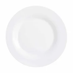 Outlet Gifi Service vaisselle Luminarc lot de 12 assiettes plates rondes uni blanc