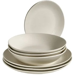 Best Gifi Service vaisselle porcelaine blanc 18 pièces