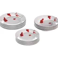 Sale Gifi Service vaisselle porcelaine 18 pièces