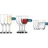 Best Gifi Service verre à pied 18 pièces