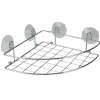 Gifi Equipement Douche^Serviteur de douche d'angle fixation ventouses aluminium