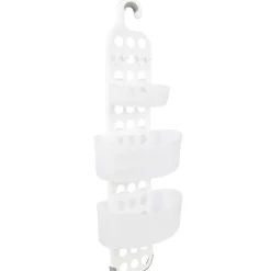 Gifi Equipement Douche^Serviteur de douche 4 paniers blanc