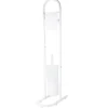 Gifi Aménagement Salle De Bain^Serviteur WC blanc support papier et brosse