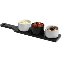 Outlet Gifi Set apéritif noir et blanc