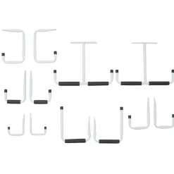 Gifi Rangement|Set crochets bricolage blancs x12