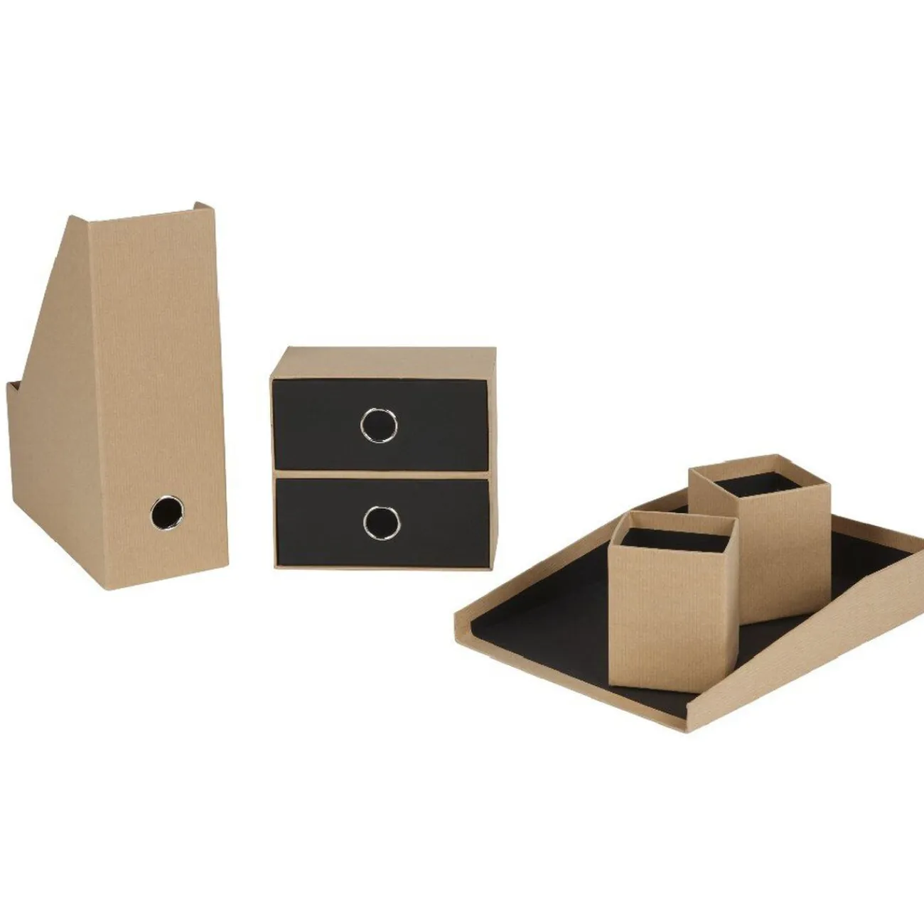 Gifi Rangement|Set de bureau 5 pièces