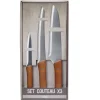 Online Gifi Set de 3 couteaux de cuisine