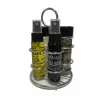 Sale Gifi Set huile vinaigre sel poivre avec support