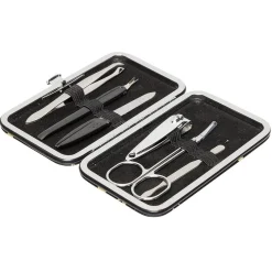 Gifi Beauté^Set manucure 6 pièces Spring fleuri, gris
