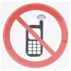 Gifi Colle Et Adhésif^Signalétique adhésive "Interdiction de téléphoner" - 8x8 cm