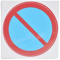 Gifi Colle Et Adhésif^Signalétique adhésive "Stationnement interdit" - 8x8 cm