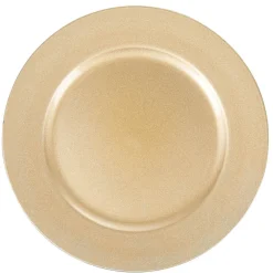 Best Gifi Sous assiette décoration doré petite bordure