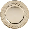 Sale Gifi Sous assiette plastique doré effet diamant