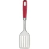 Best Gifi Spatule ajourée en inox avec manche en polypropylène rouge