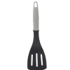 Discount Gifi Spatule ajourée polyamide manche en polypropylène gris noir