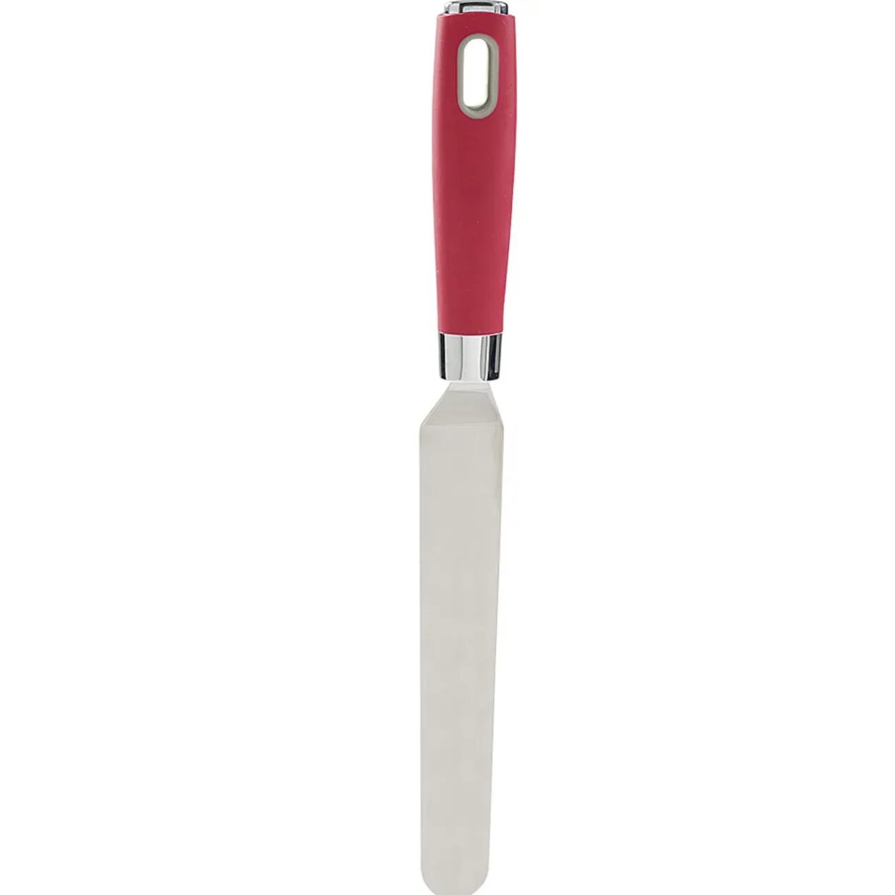 Outlet Gifi Spatule à crêpe en inox avec manche en polypropylène rouge