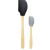 New Gifi Spatule en silicone avec manche en bois x2
