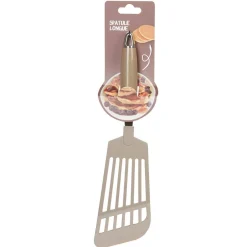 Outlet Gifi Spatule longue à trous taupe