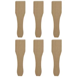 New Gifi Spatule à raclette en bois x6