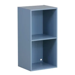 Gifi Rangement|Structure Box Cube 2 Cases Bleu - 35,2x30xH69,2 cm