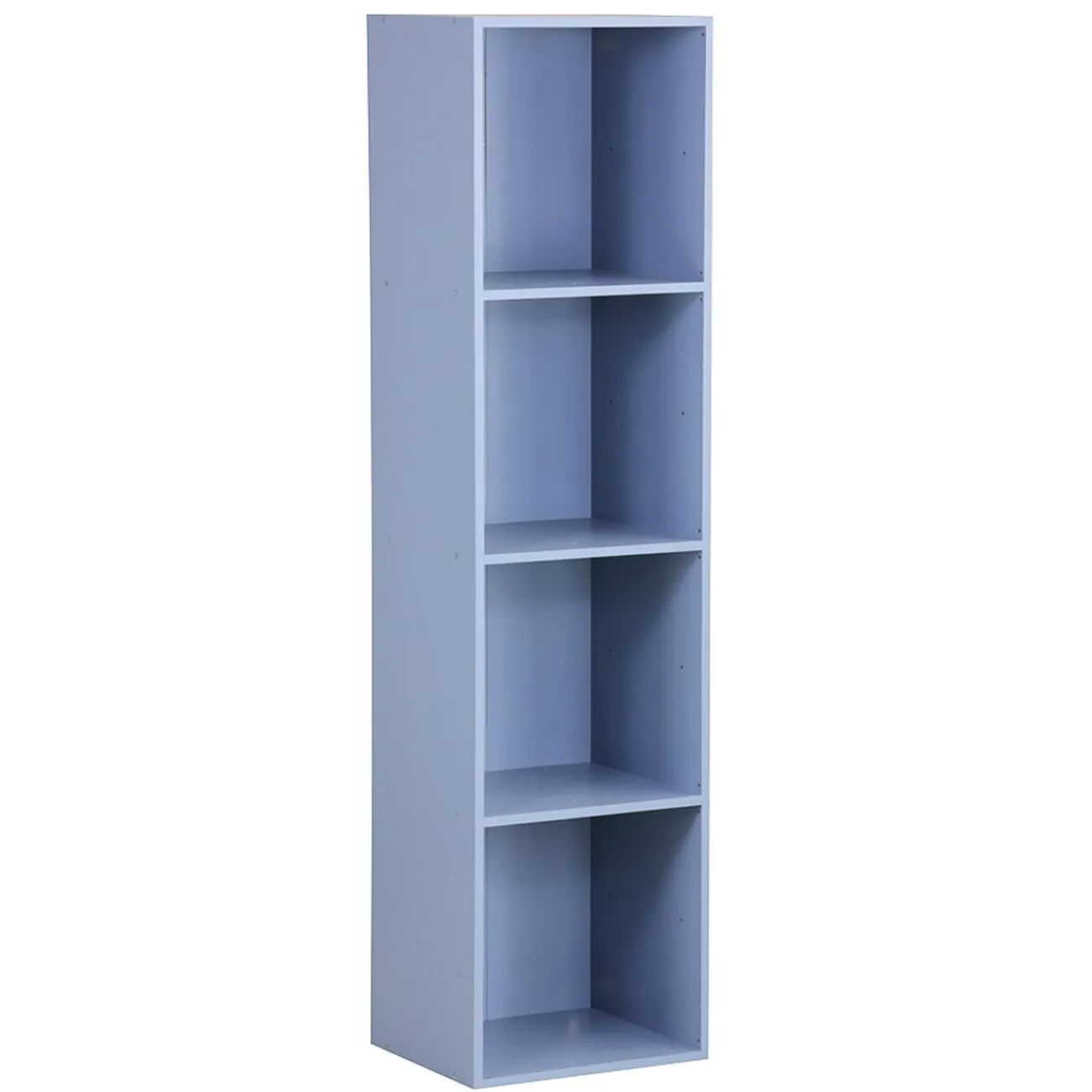 Gifi Rangement|Structure Box Cube 4 Cases Bleu - 35,2x30xH137,2 cm