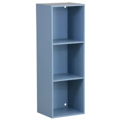 Gifi Rangement|Structure Box Cube 3 Cases Bleu - 35,2x30xH103,2 cm
