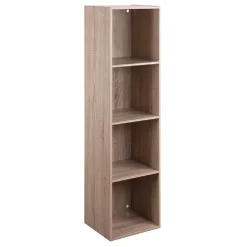 Gifi Rangement|Structure Box Cube 4 cases en bois marron