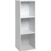 Gifi Rangement|Structure Box Cube 3 cases 35x30x103cm bois blanc