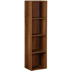 Gifi Rangement|Structure Box Cube 4 cases 35,2x30x137,2cm bois marron