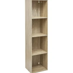 Gifi Rangement|Structure Box Cube 4 cases 35x30x137cm bois naturel