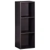 Gifi Rangement|Structure Box Cube 3 cases 35,2x30x103,2cm bois noir
