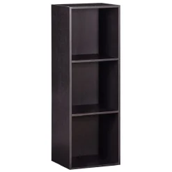Gifi Rangement|Structure Box Cube 3 cases 35,2x30x103,2cm bois noir