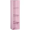 Gifi Rangement|Structure Box Cube 4 cases 35,2x30x137,2cm bois rose