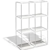 Gifi Rangement|Structure 6 casiers gris