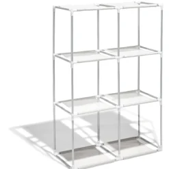 Gifi Rangement|Structure 6 casiers gris