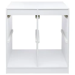 Gifi Rangement|Structure de rangement carrée pour 4 bacs coulissants