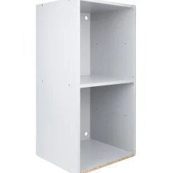 Gifi Rangement|Structure étagère 2 cases bois gris