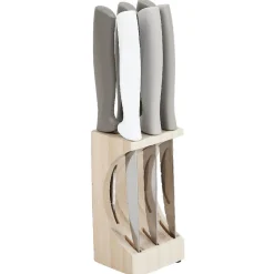 Online Gifi Support bois et 6 couteaux de cuisine