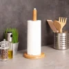 Clearance Gifi Support essuie tout en bambou et inox