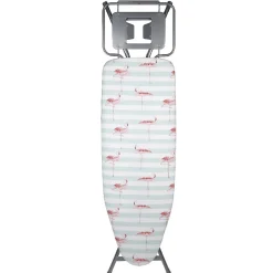 Gifi Entretien Du Linge|Table à repasser motif flamant rose avec support